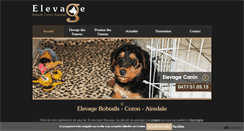 Desktop Screenshot of elevage-bobtail-coton-airedale.com